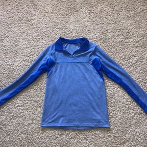 Blue Athletic half zip